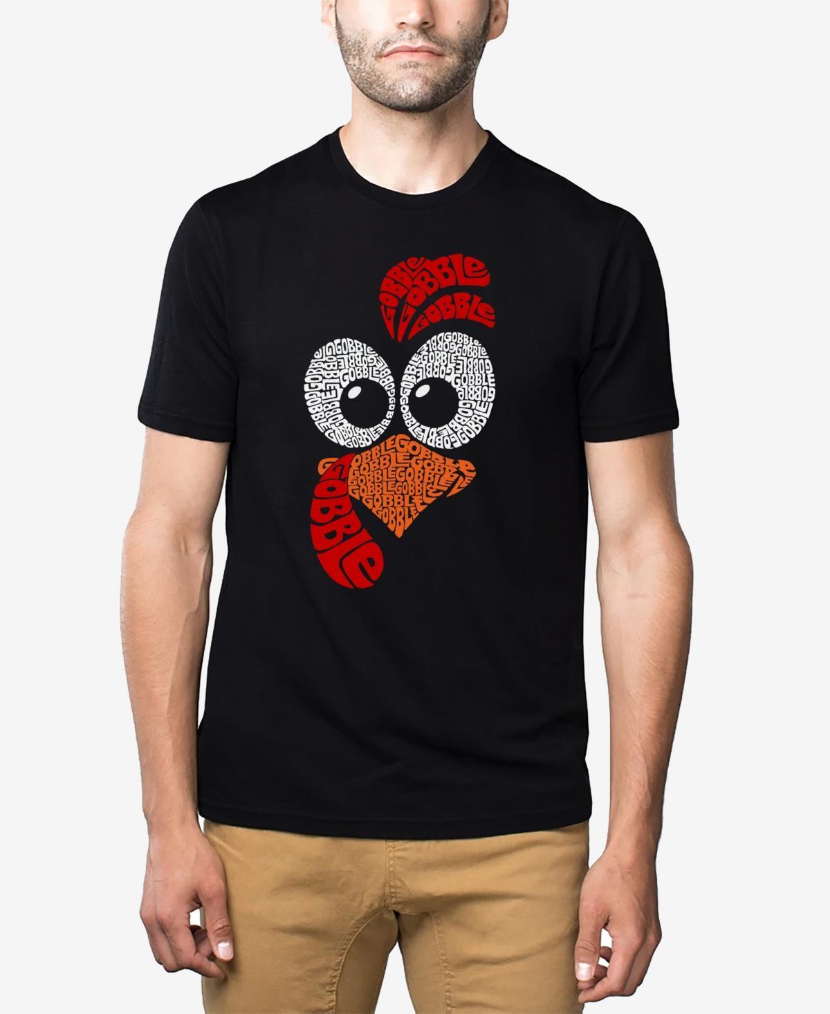 La Pop Art Mens Turkey Face Premium Blend Word Art T-Shirt Product Image