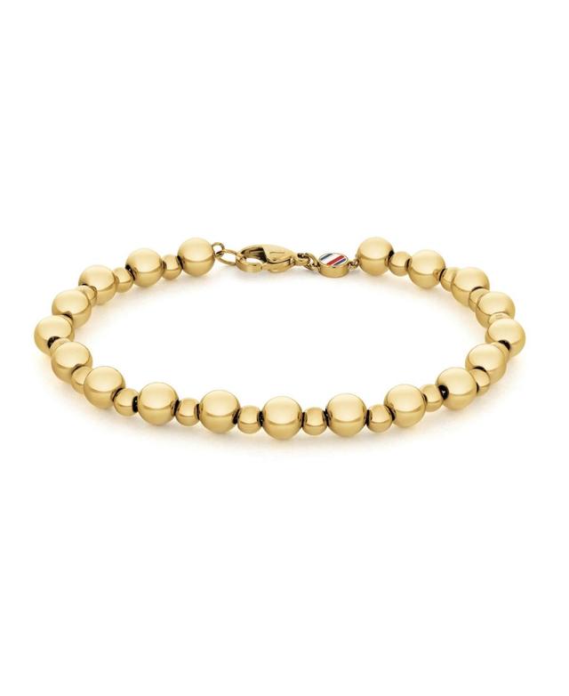 Tommy Hilfiger Womens Gold-Tone Bead Chain Bracelet Product Image