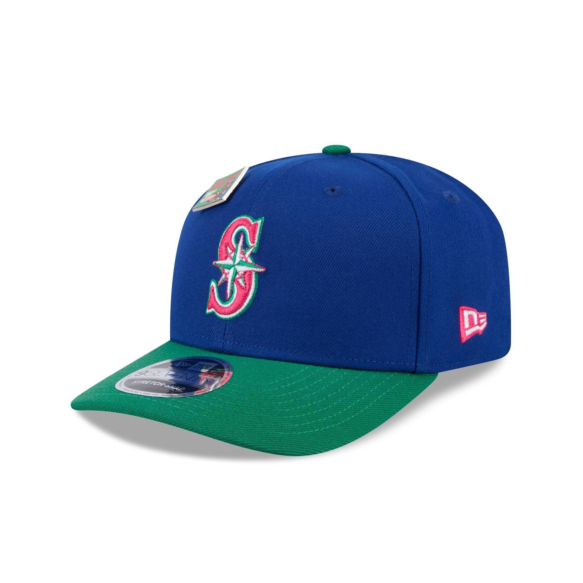 Big League Chew X Seattle Mariners Wild Pitch Watermelon 9SEVENTY Stretch-Snap Hat Male Product Image