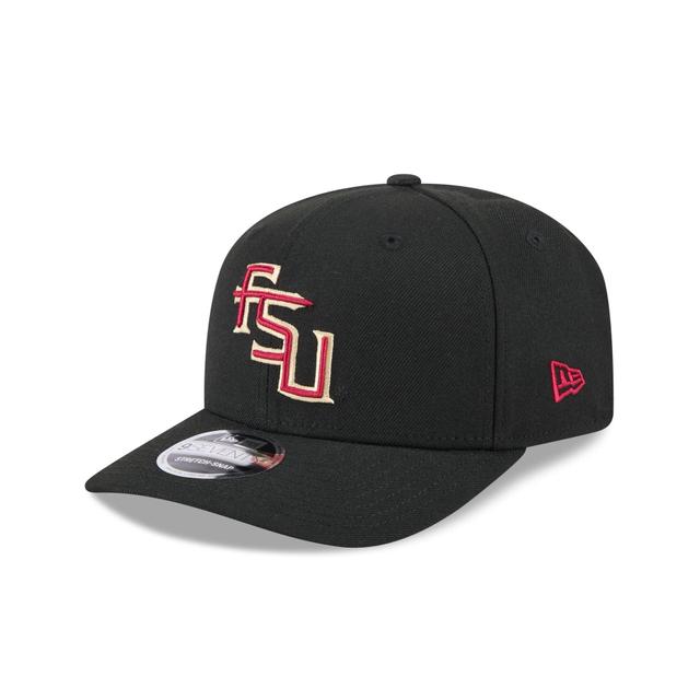 Florida State Seminoles Basic Black 9SEVENTY Stretch-Snap Hat Male Product Image