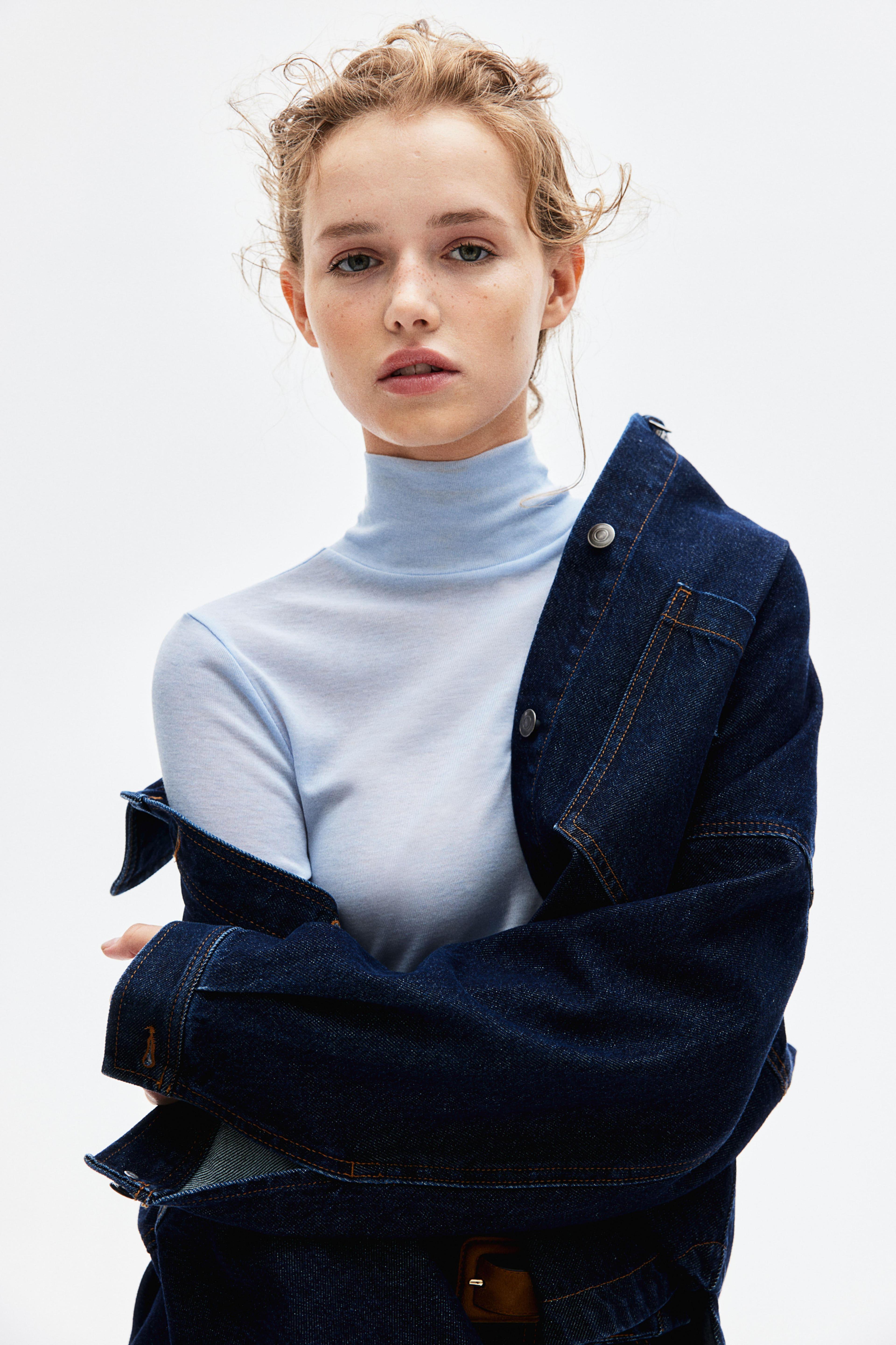 Modal-blend Turtleneck Top Product Image