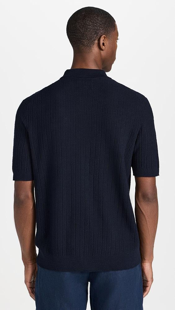 NN07 Nolan Knit Button Down Shirt | Shopbop Product Image