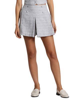 Avec Les Filles Womens Pleat-Front Skort Product Image