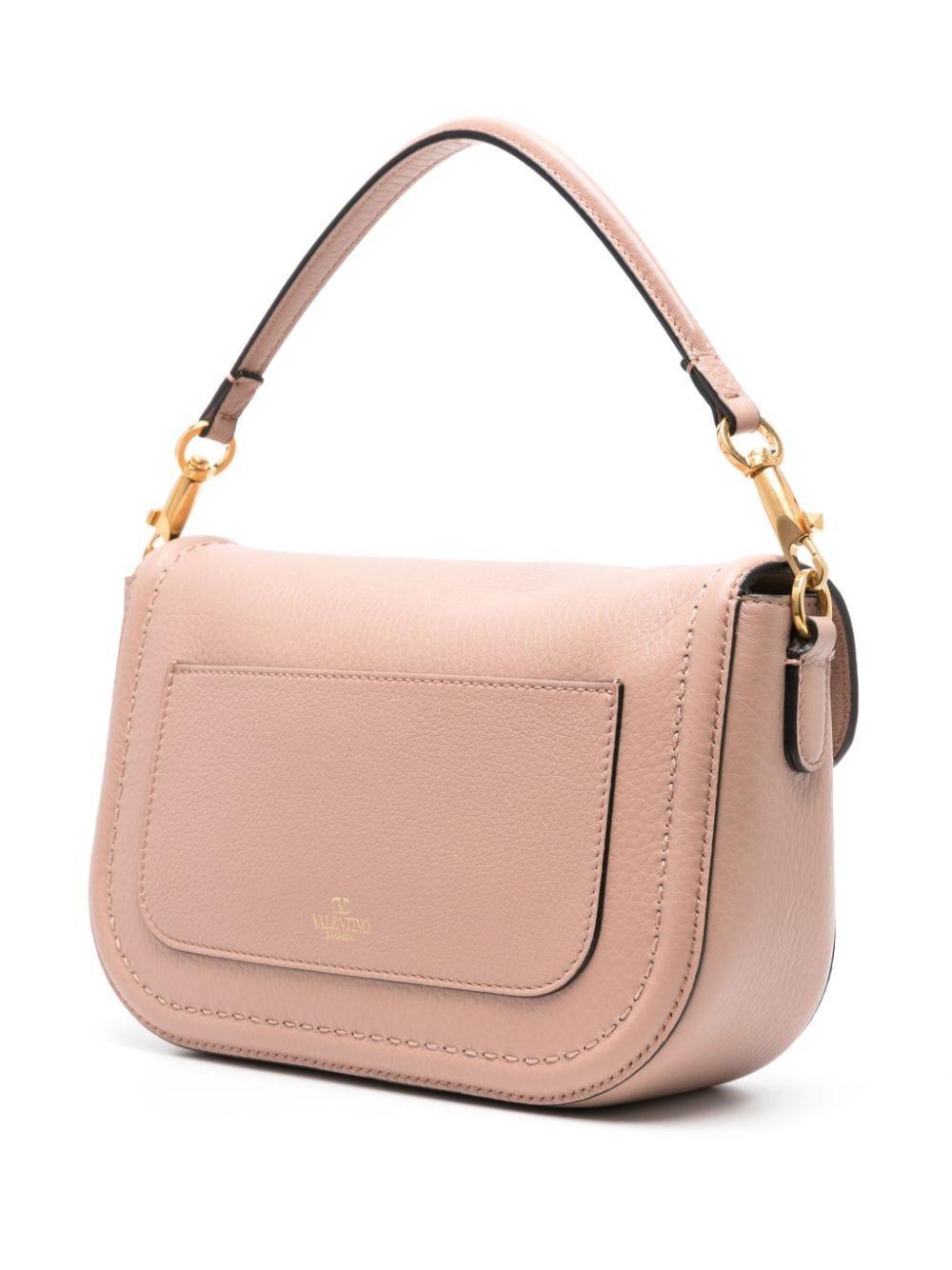 Pink Alltime Leather Shoulder Bag Product Image