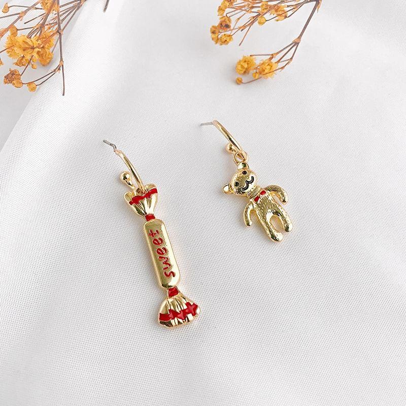 Bear Candy Asymmetrical Drop Earring Product Image