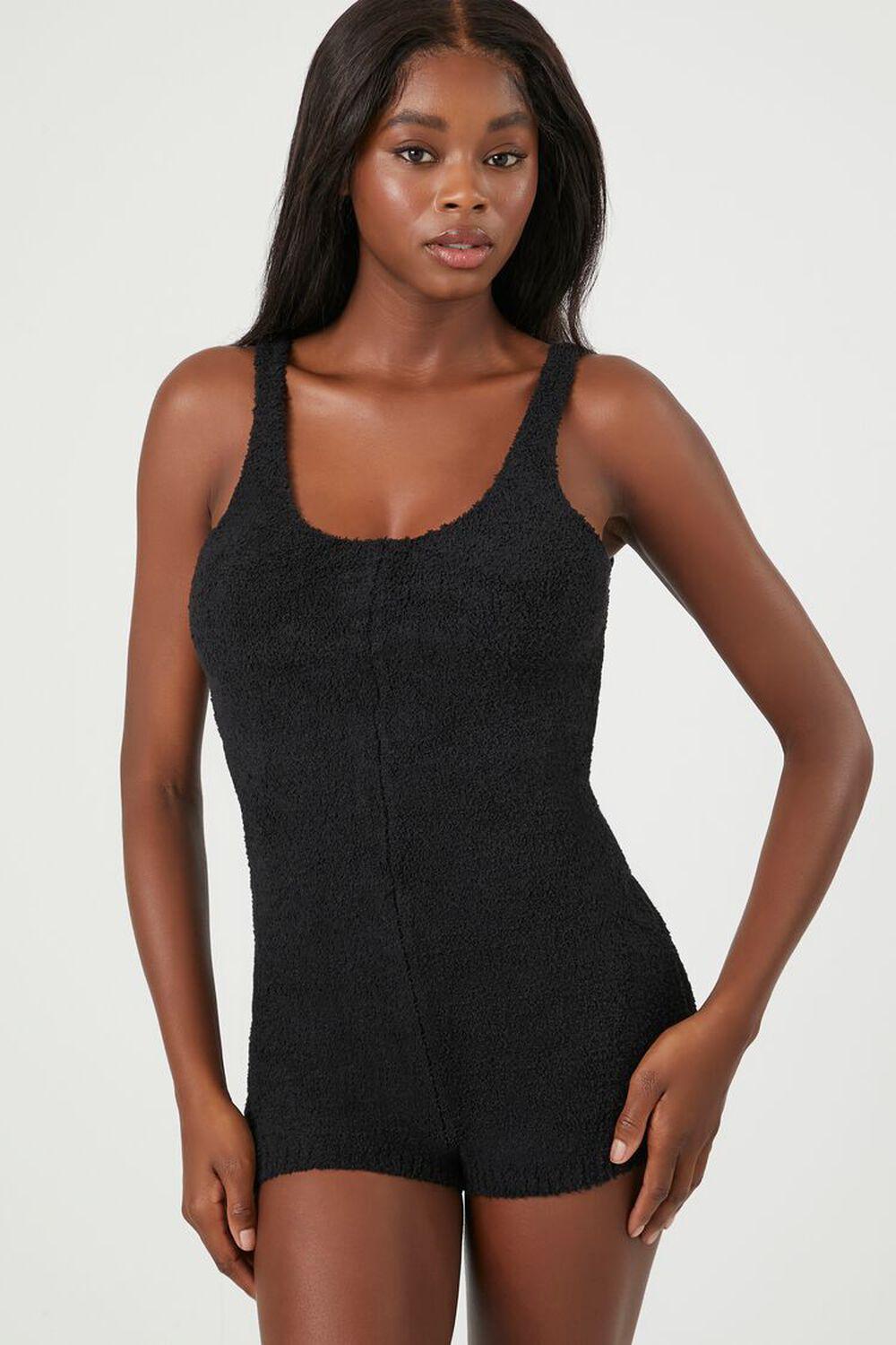 Sweater-Knit Pajama Romper | Forever 21 Product Image