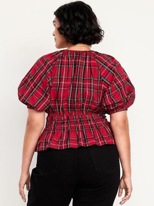 Puff-Sleeve Top Product Image