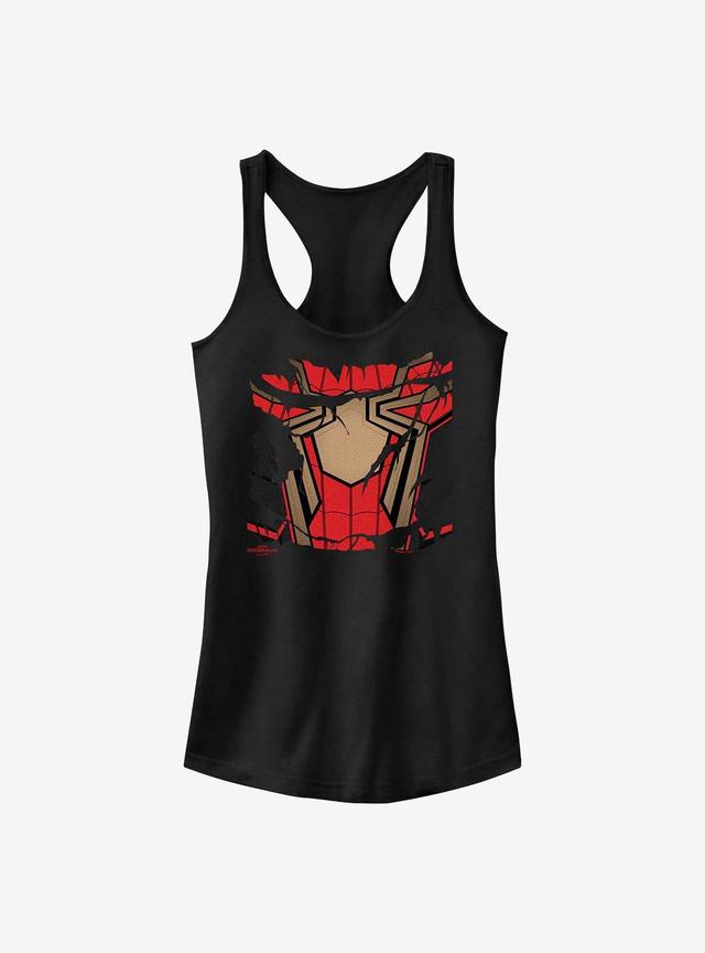 Marvel Spider-Man Ripped Spidey Suit Girls Tank Product Image