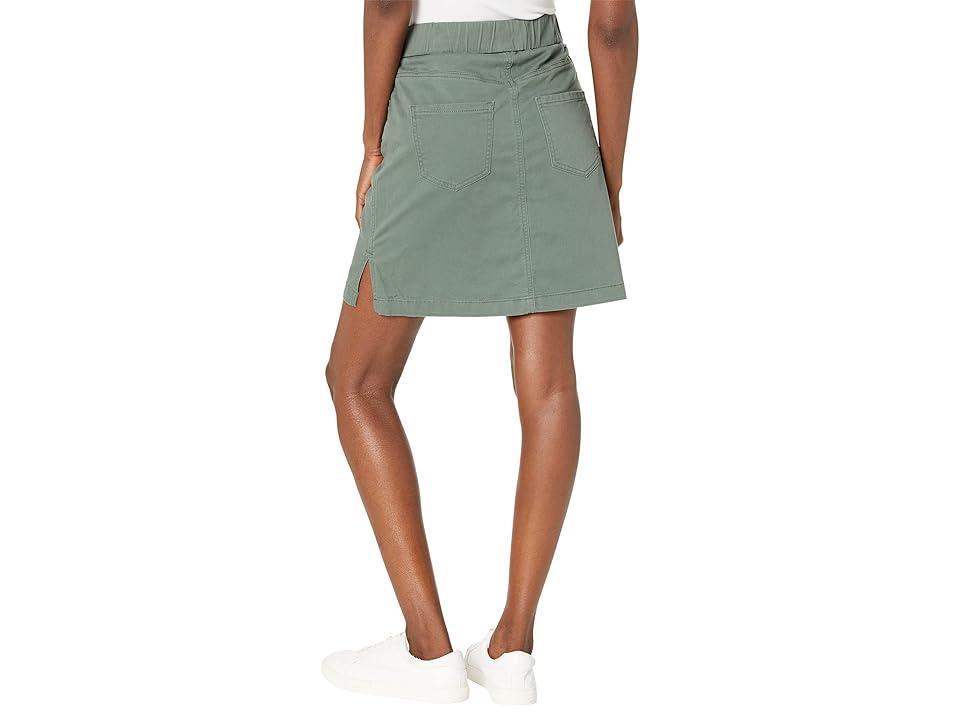 Jag Jeans On-The-Go Mid-Rise Skort (Sage) Women's Skort Product Image