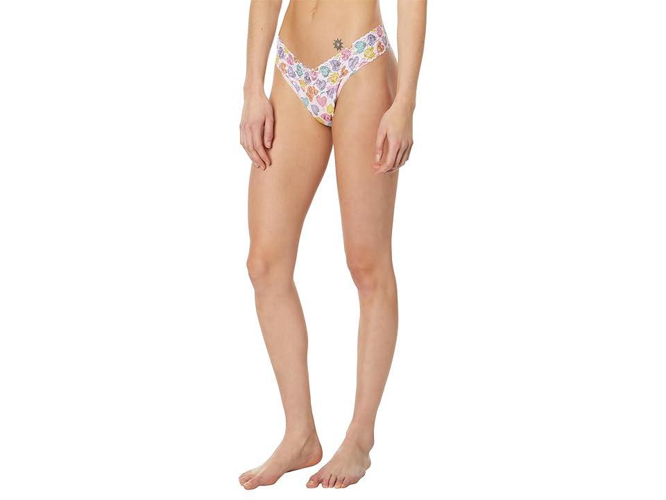 Hanky Panky Original-Rise Printed Lace Thong Product Image