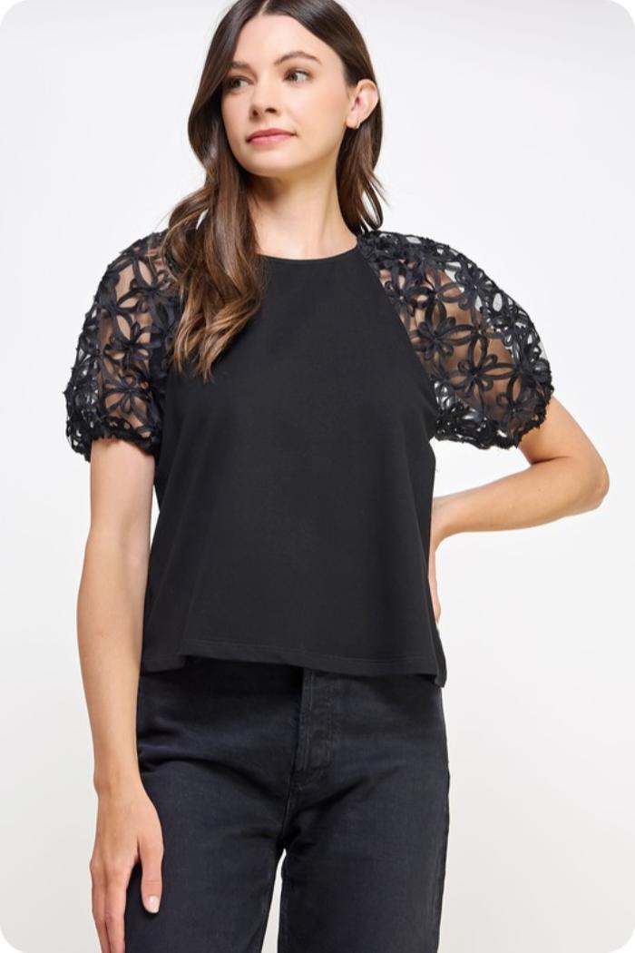 Floral Sleeve Top Product Image