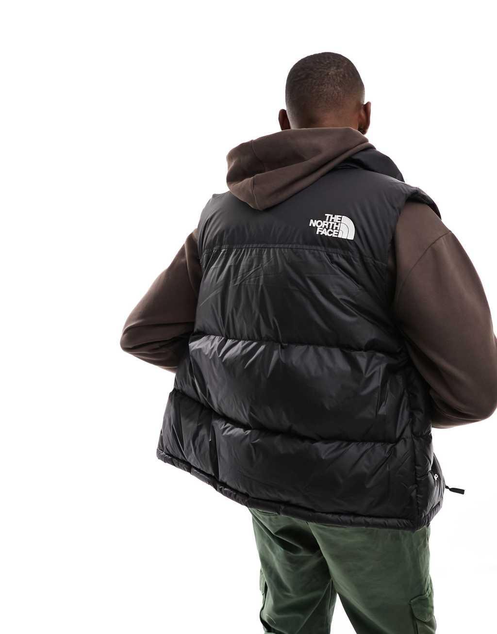 The North Face '96 Retro Nuptse down puffer vest in black Product Image