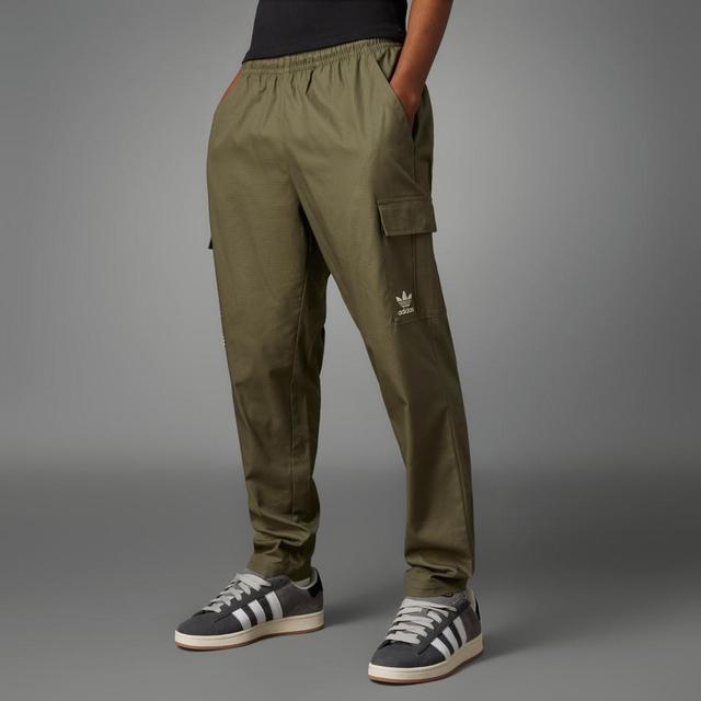 adidas Enjoy Summer Cargo Pants Olive Strata XL Mens Product Image