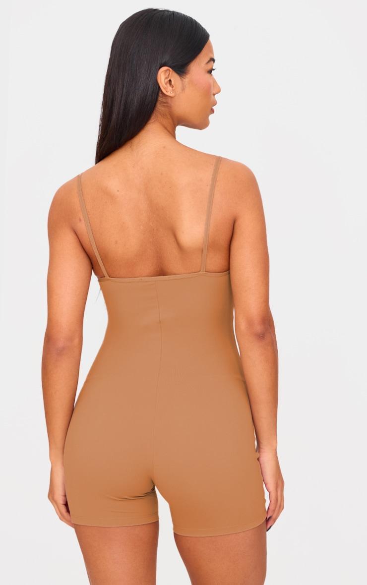 Clay Sculpt Sleeveless Short Unitard Product Image