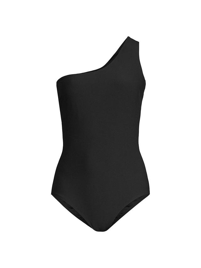 Womens Sculpting One-Shoulder One-Piece Swimsuit Product Image