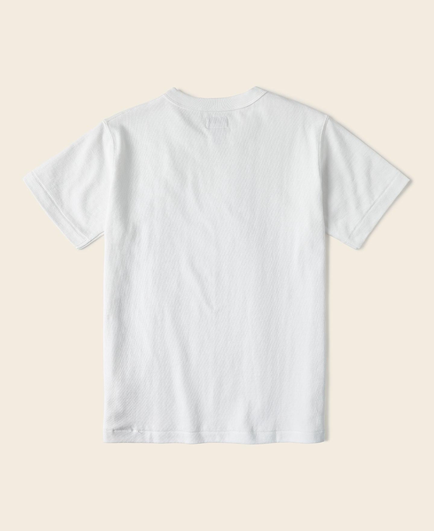 Loopwheel Tubular Athletic T-Shirt - White Product Image