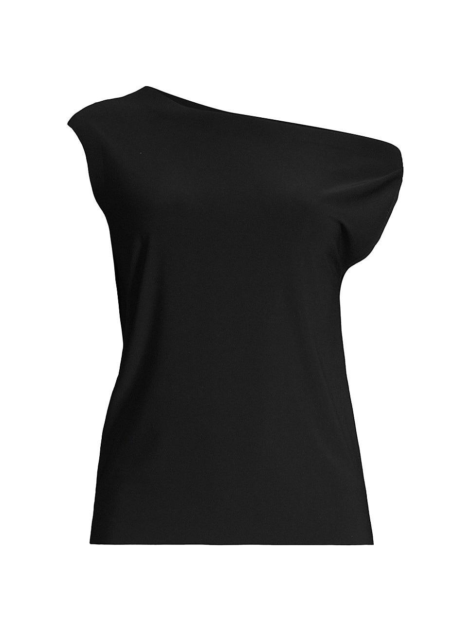 Norma Kamali X REVOLVE Drop Shoulder Top in Black. - size XL (also in L, M, S, XS, XXS) Product Image