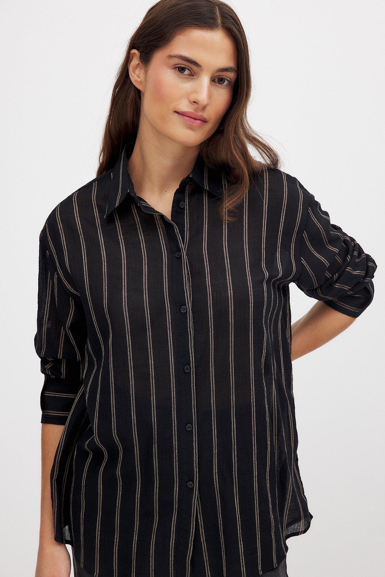 Cuff Detail Oversized Shirt Product Image