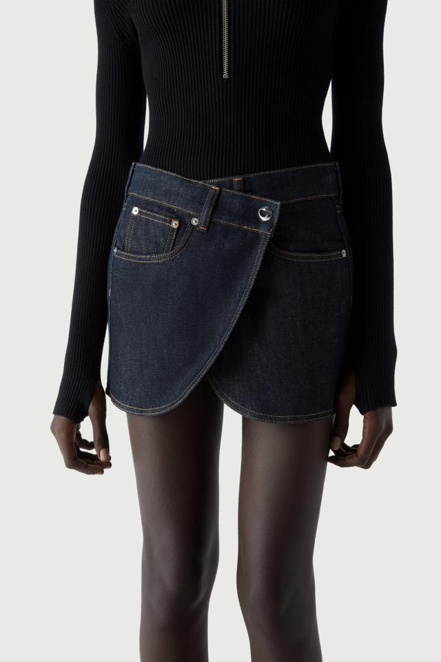 Denim Mini Skirt Product Image