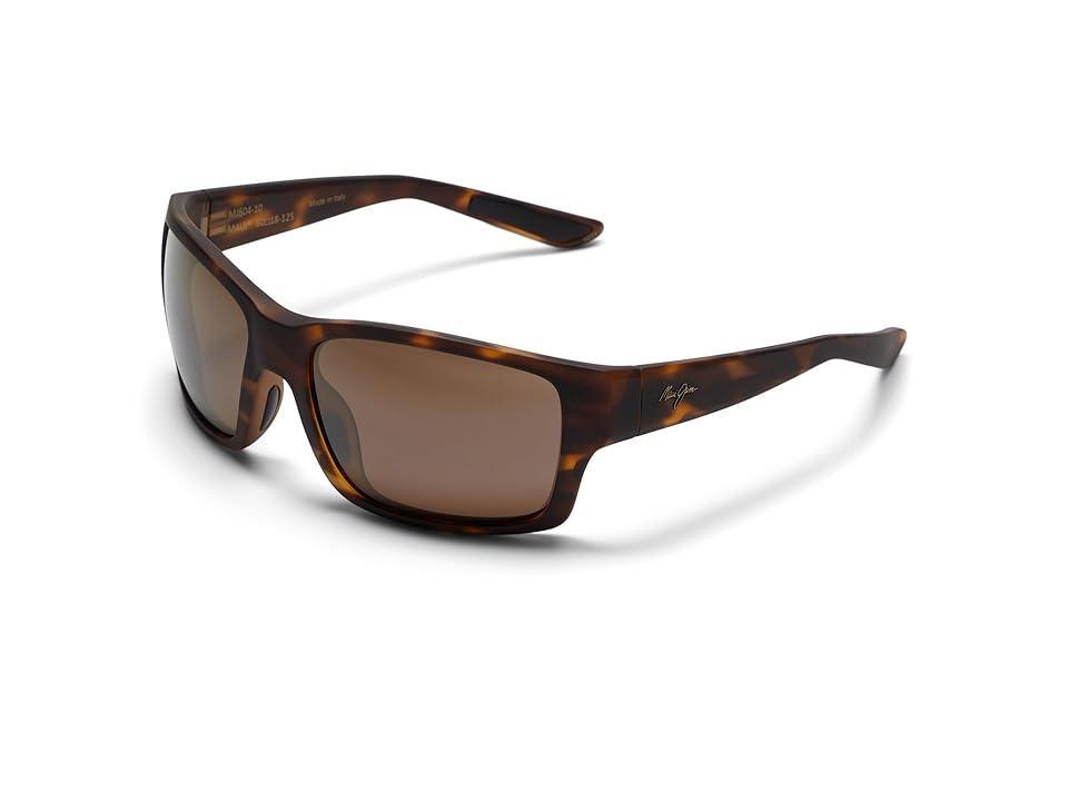 Maui Jim Mens Mangroves PolarizedPlus2 Wrap Tortoise 60mm Sunglasses Product Image