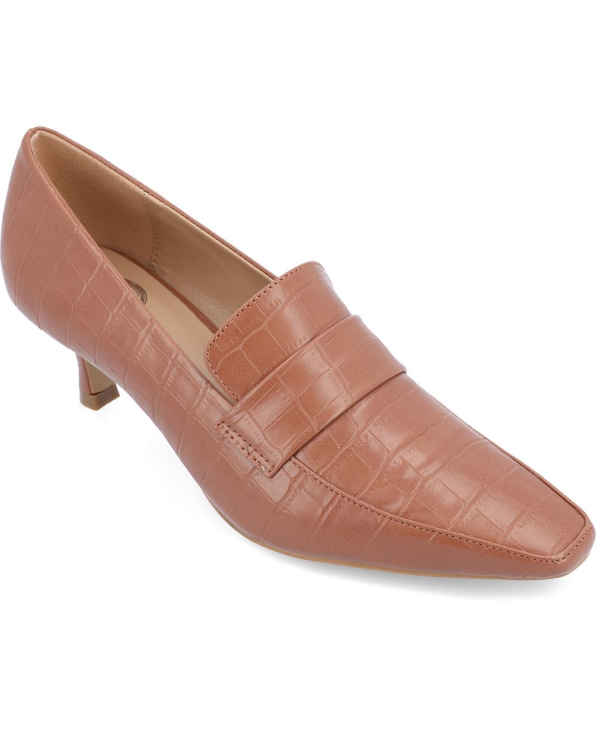 Journee Collection Womens Celina Kitten Heel Loafers Product Image