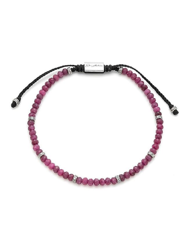 Mens Gemstone Beaded Bracelet Product Image