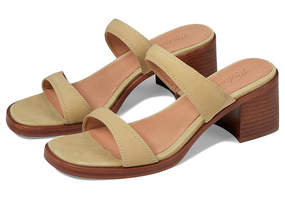 Madewell Ora Double Strap Sandal Strap Nubuck (Pale Lichen) Women's Shoes Product Image