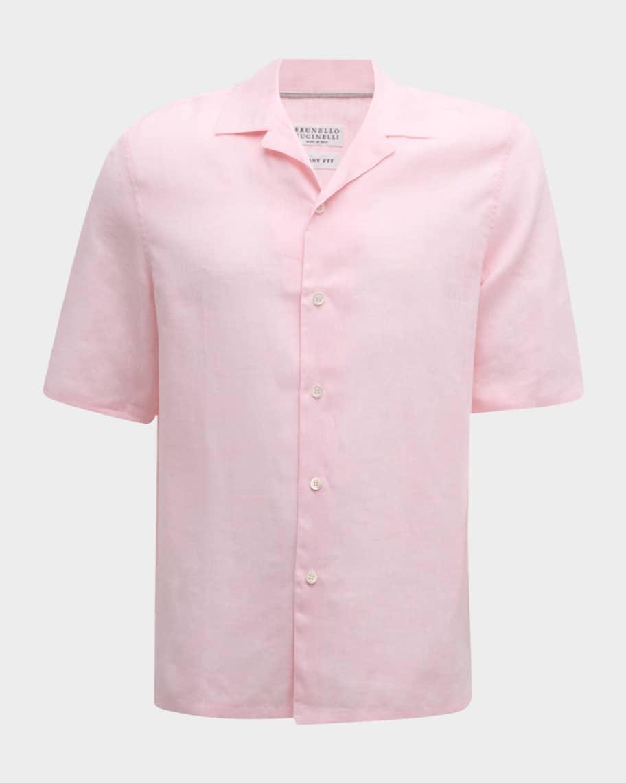 Men's Linen Camp Shirt Product Image