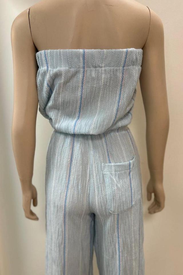 Mixed Stripes Textured Jumpsuit Product Image