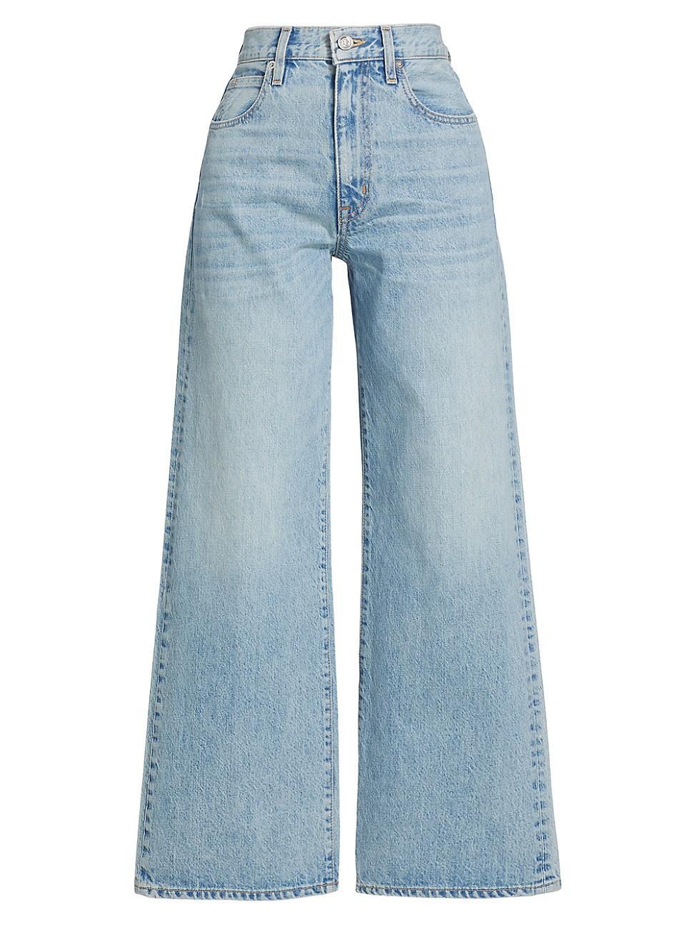 Womens Grace Wide-Leg Ankle Jeans product image