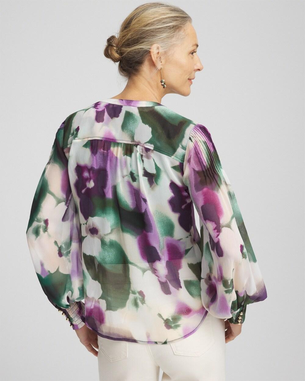 Women's Bloom Pintuck Sleeve Blouse Product Image