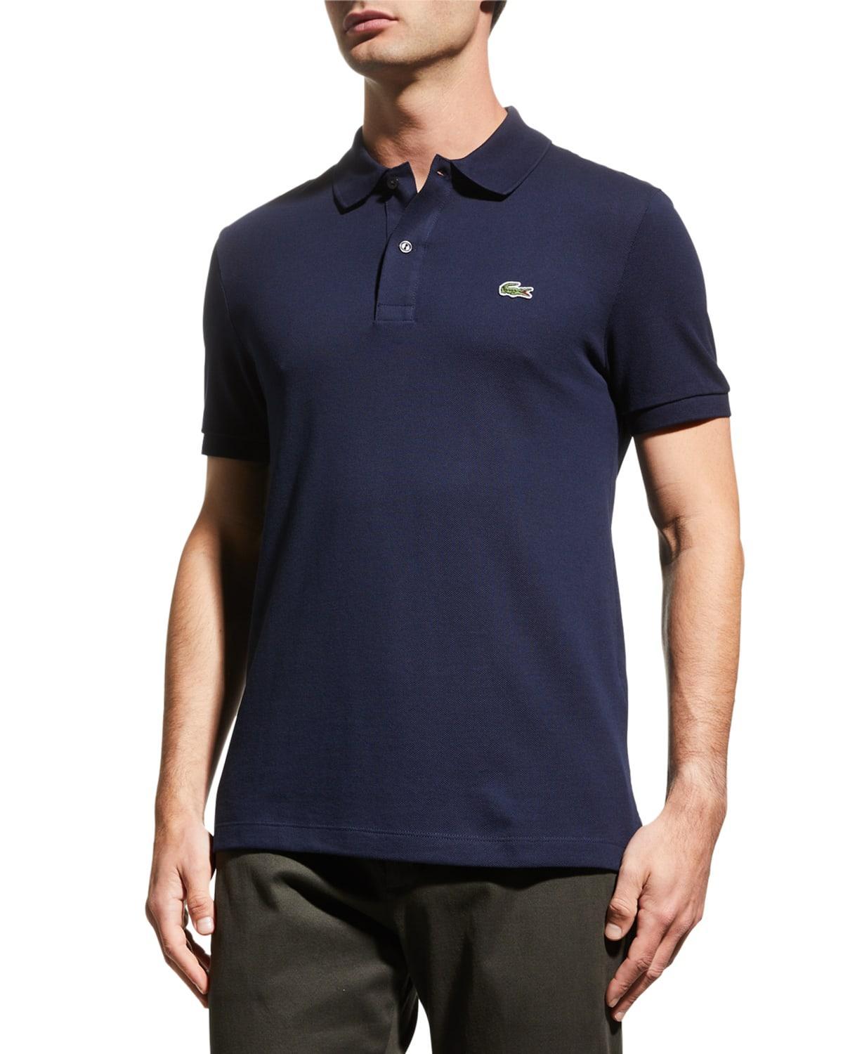 Lacoste Short Sleeve Slim Fit Pique Polo Men's Short Sleeve Pullover Product Image