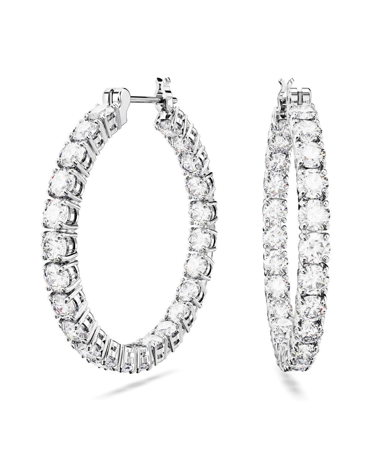 Swarovski Matrix Tennis Hoop Earrings Product Image