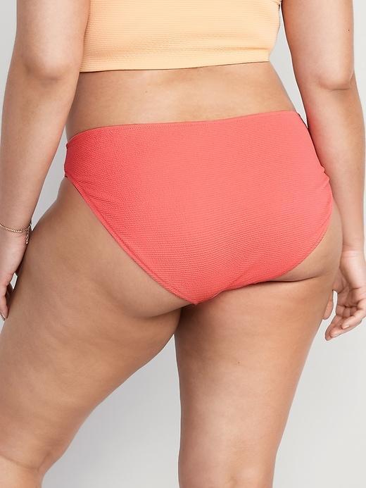 Low-Rise Classic Pucker Bikini Swim Bottoms Product Image