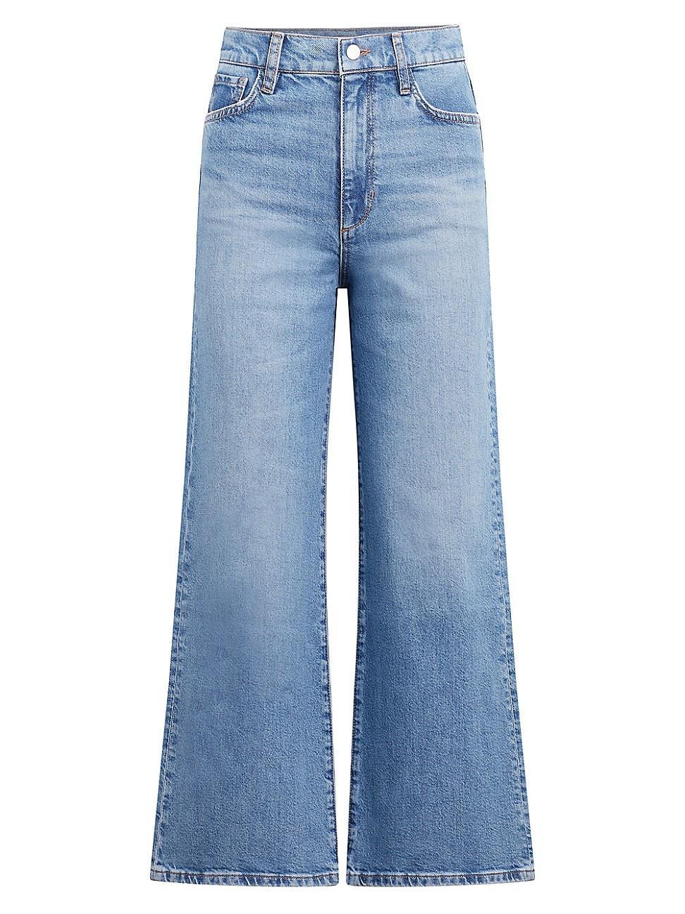 Womens The Mia High-Rise Wide Ankle Jeans product image