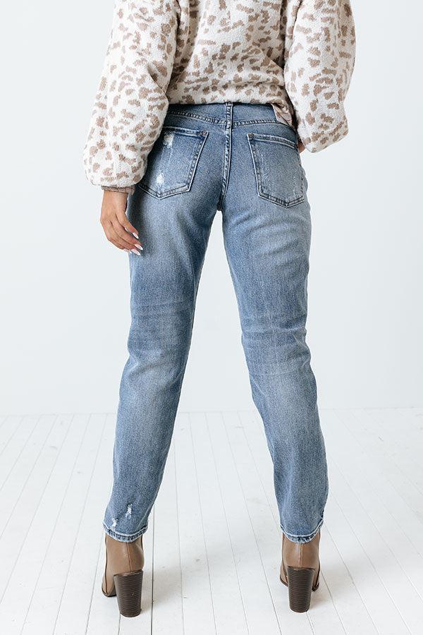 The Mason High Waist Relaxed Skinny in Medium Wash Product Image