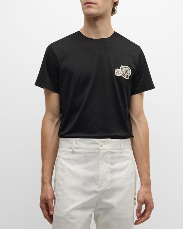 Moncler Double Logo Patch T-Shirt Product Image