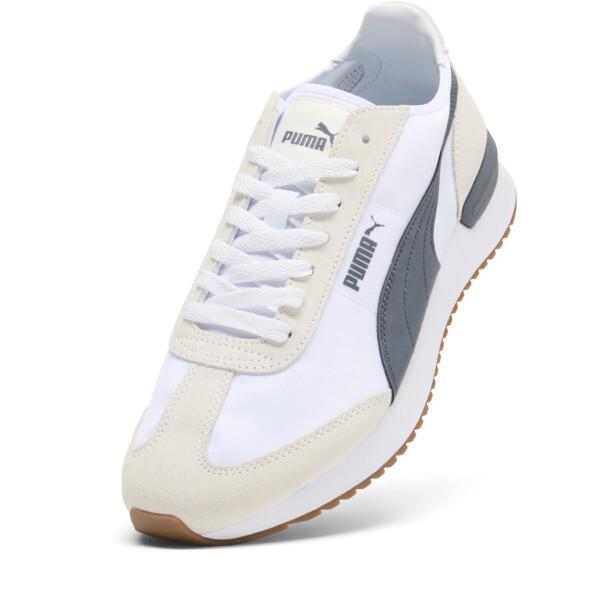 PUMA R78 Wind Nylon Men's Sneakers in White/Glacial Grey/Frosted Ivory Product Image