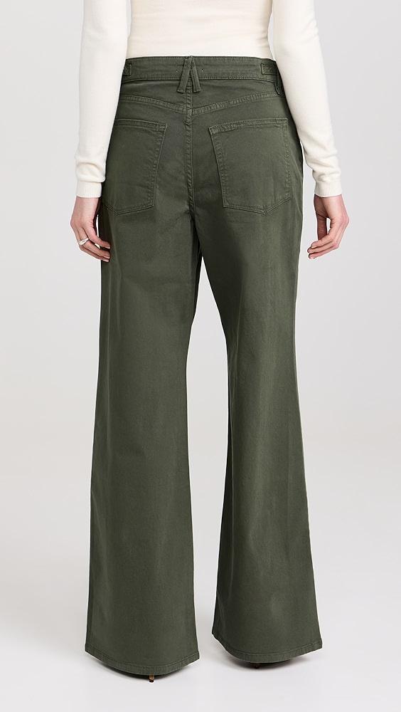 Good American Twill Good Ease Pants with Adjustable Tabs | Shopbop Product Image