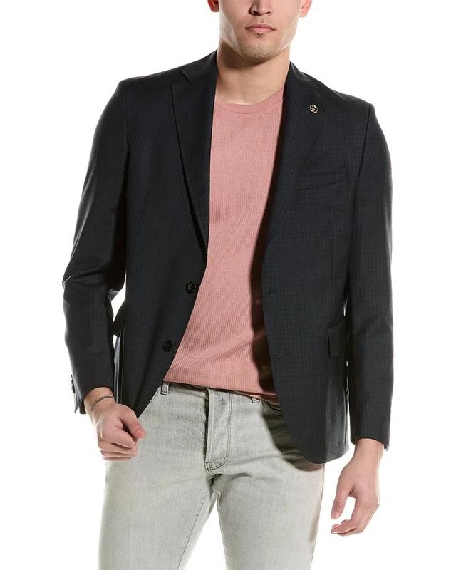 Wool Suit Jacket In Blue Product Image