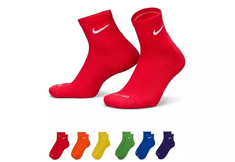 Nike Men's Small Quarter Socks 6 Pairs Product Image