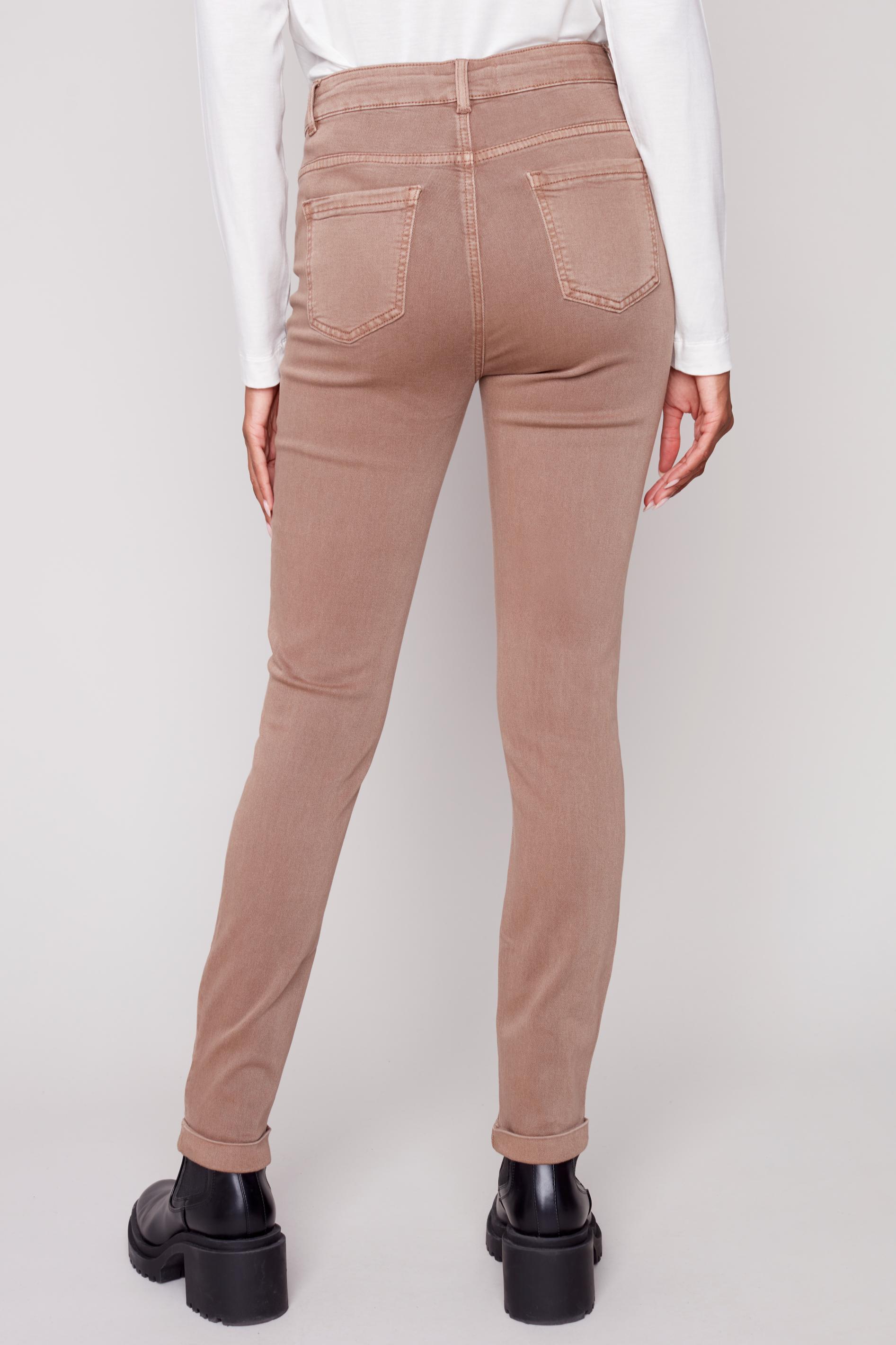 Colored Twill Cuff Pant Product Image