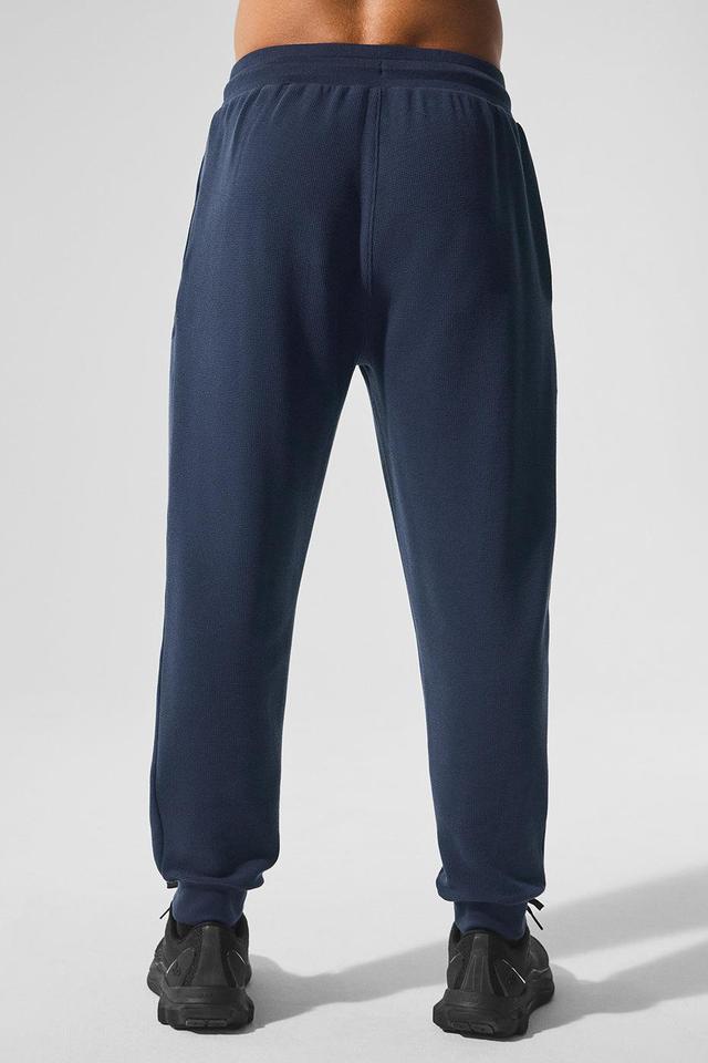 Micro Waffle Fast Break Jogger - Navy Male Product Image