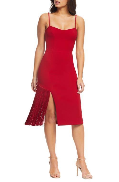 Womens Rory Fringe Detail Sheath Dress product image