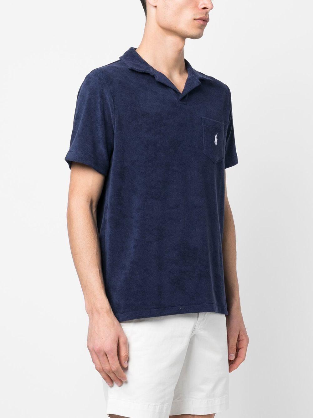 Terry Polo Shirt In Newport Navy Product Image