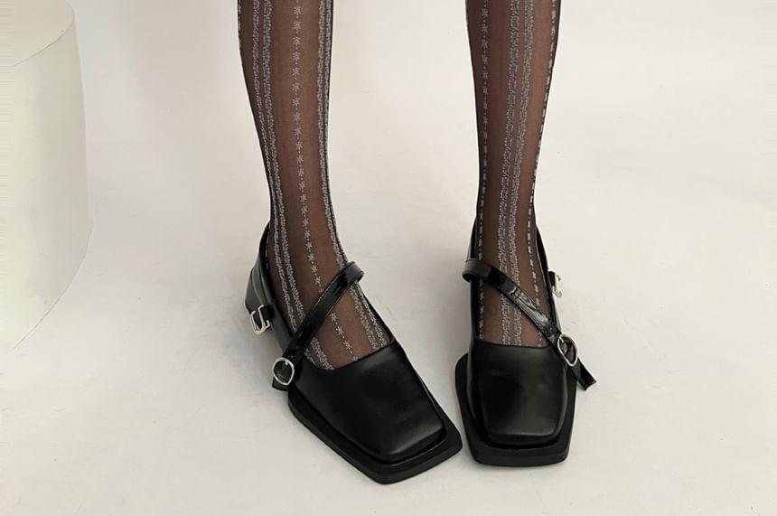 Patterned Sheer Tights Product Image