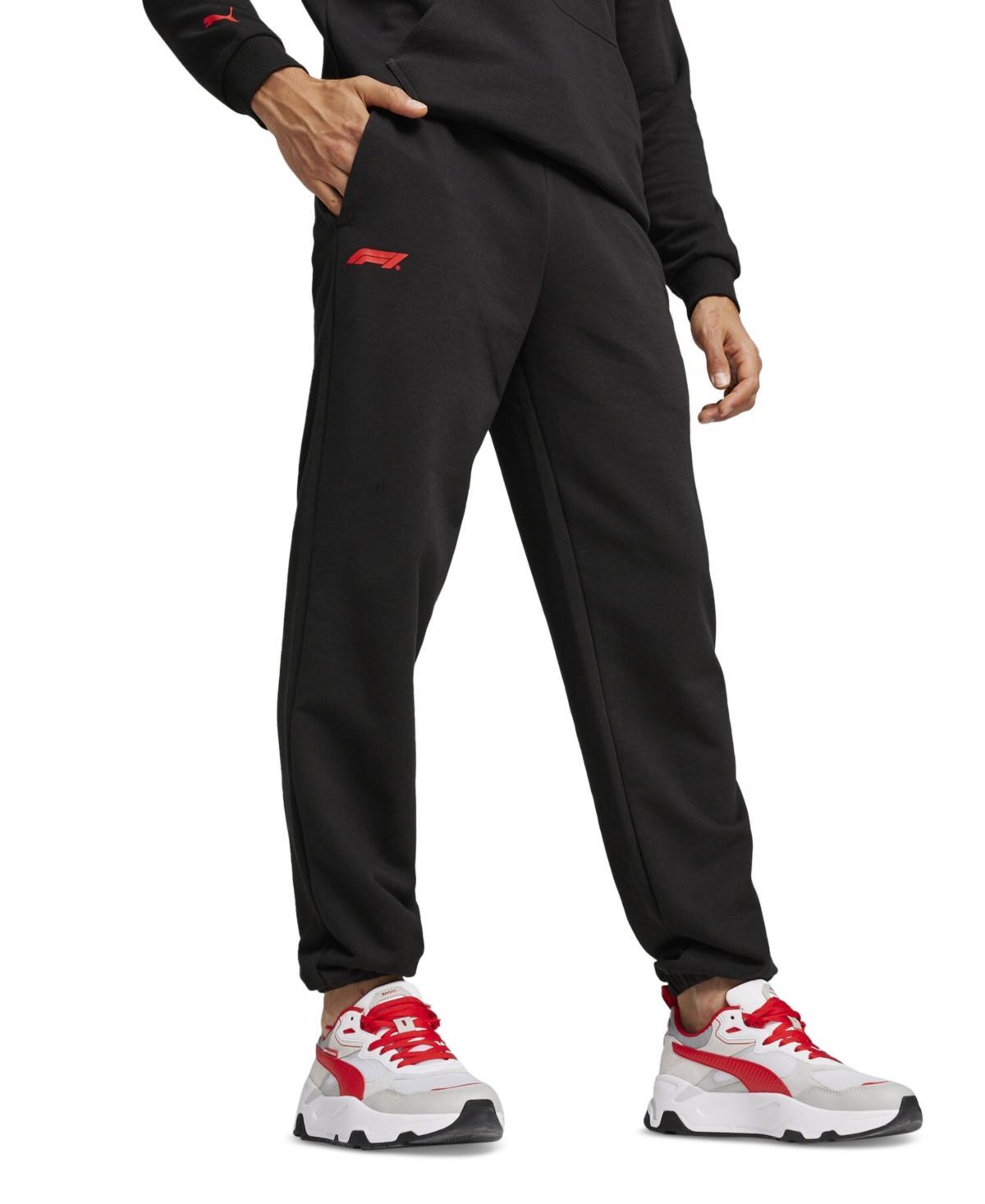 Puma Mens Ess F1 Regular-Fit Logo-Print Sweatpants Product Image