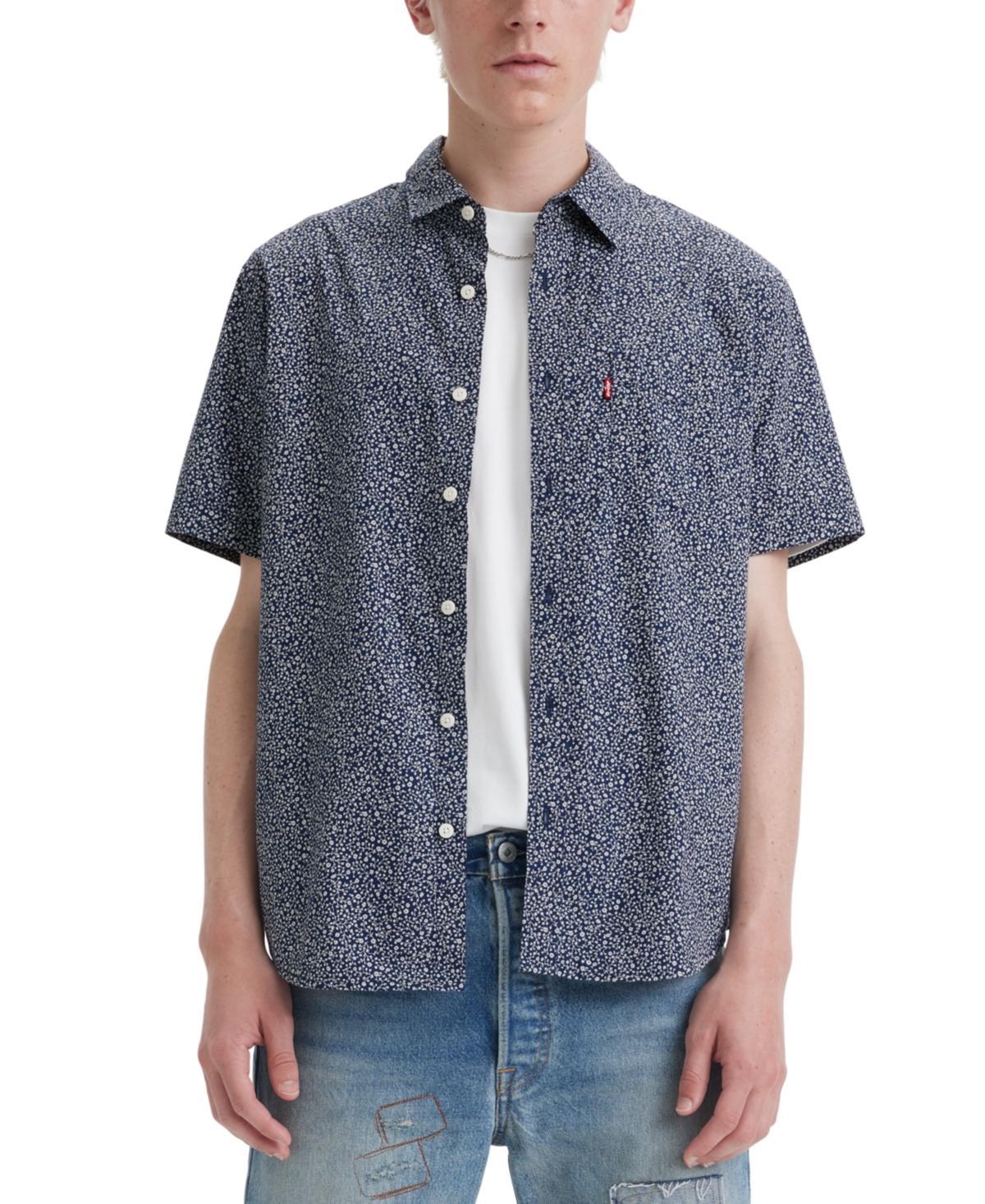 Levis Mens Classic 1 Pocket Short Sleeve Regular Fit Shirt Product Image