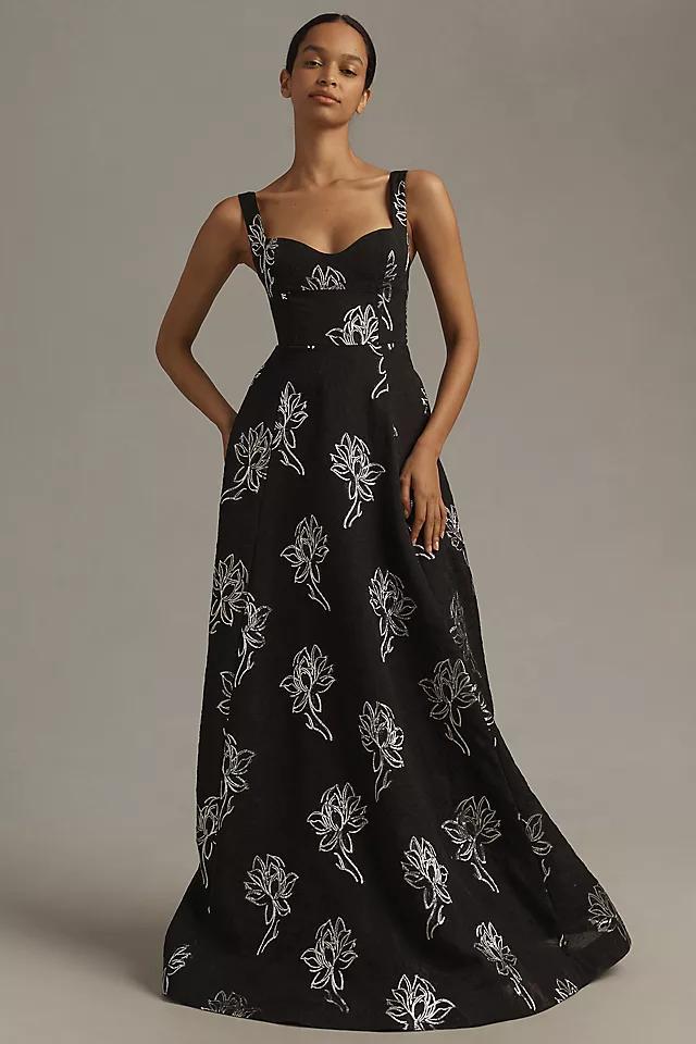 Monique Lhuillier Thalia Floral Dress Product Image