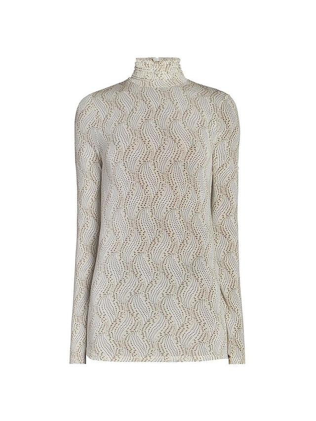 Womens Joyela Abstract Jersey Turtleneck Product Image